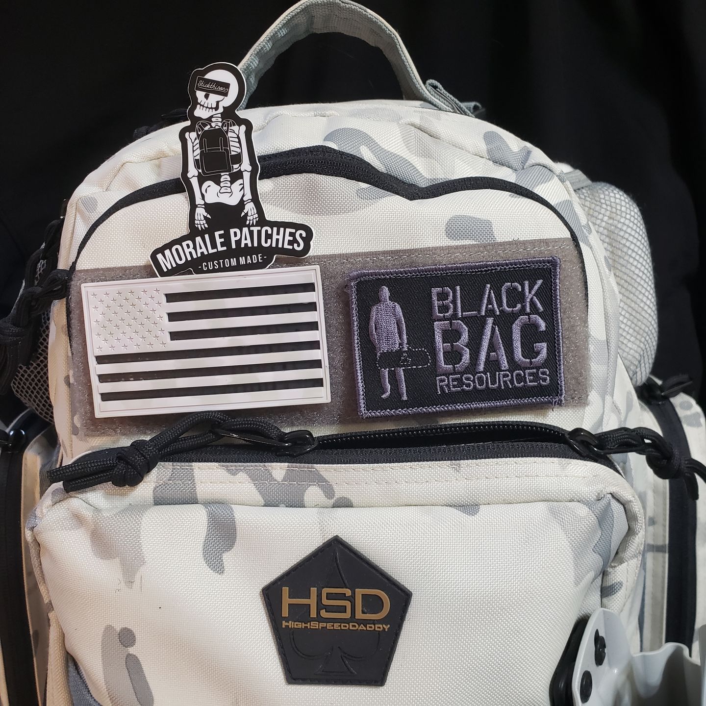 Customer photo review of Blended Camo American Flags
