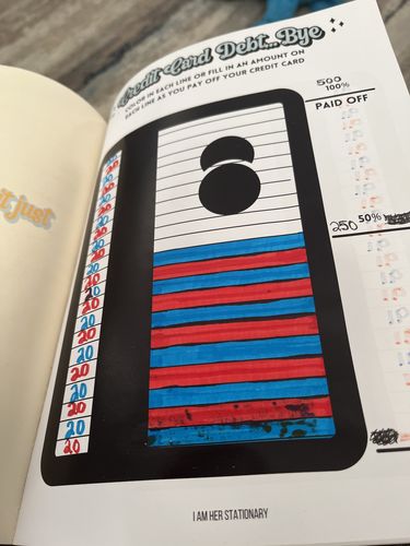 Customer photo review of Stackin My Paper - The Savings Challenge Book