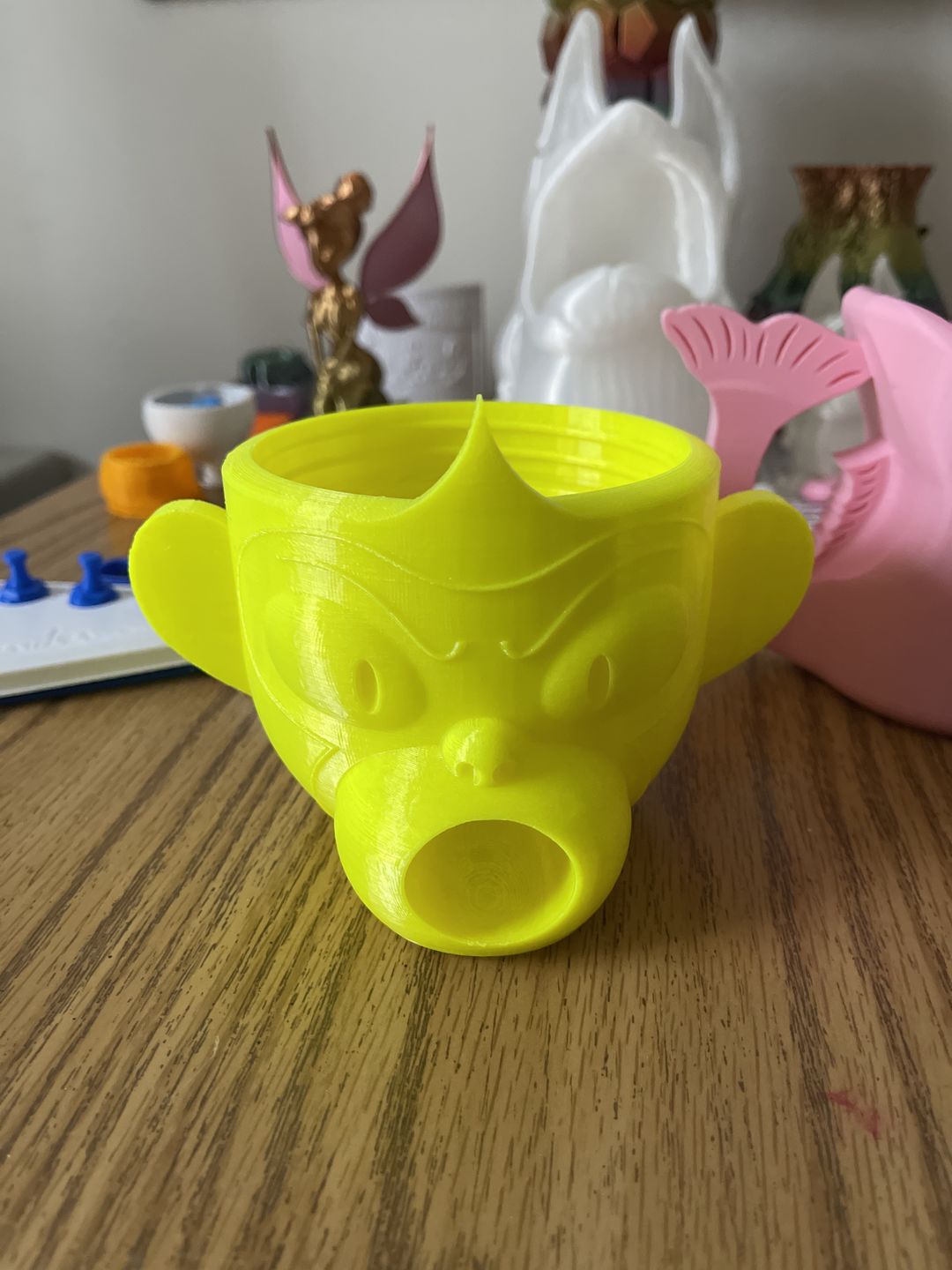 Customer photo review of Fluorescent Yellow PETG Filament 1.75mm