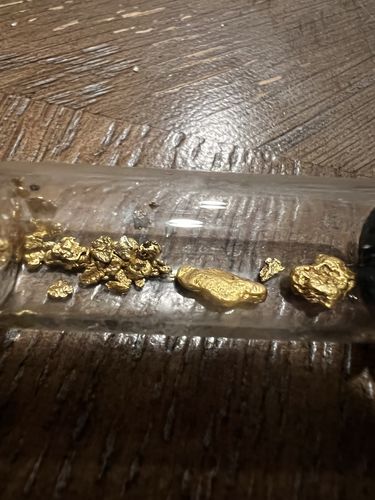Customer photo review of Ultra Tier 20lb Top Secret CHASE FOR TROY OUNCE Dirt - Nugget Reserve - Gold Paydirt Concentrate