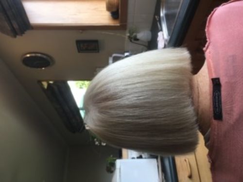 Customer photo review of Ichiro Rose Gold Cutting & Thinning Scissors Set