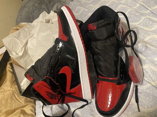 Customer photo review of Jordan 1 Reimagined Bred