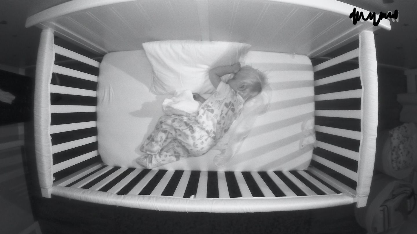 Customer photo review of Jumbo Toddler Pillow with Pillowcase