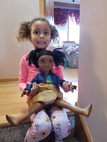 Customer photo review of Healthy Roots Doll: Zoe