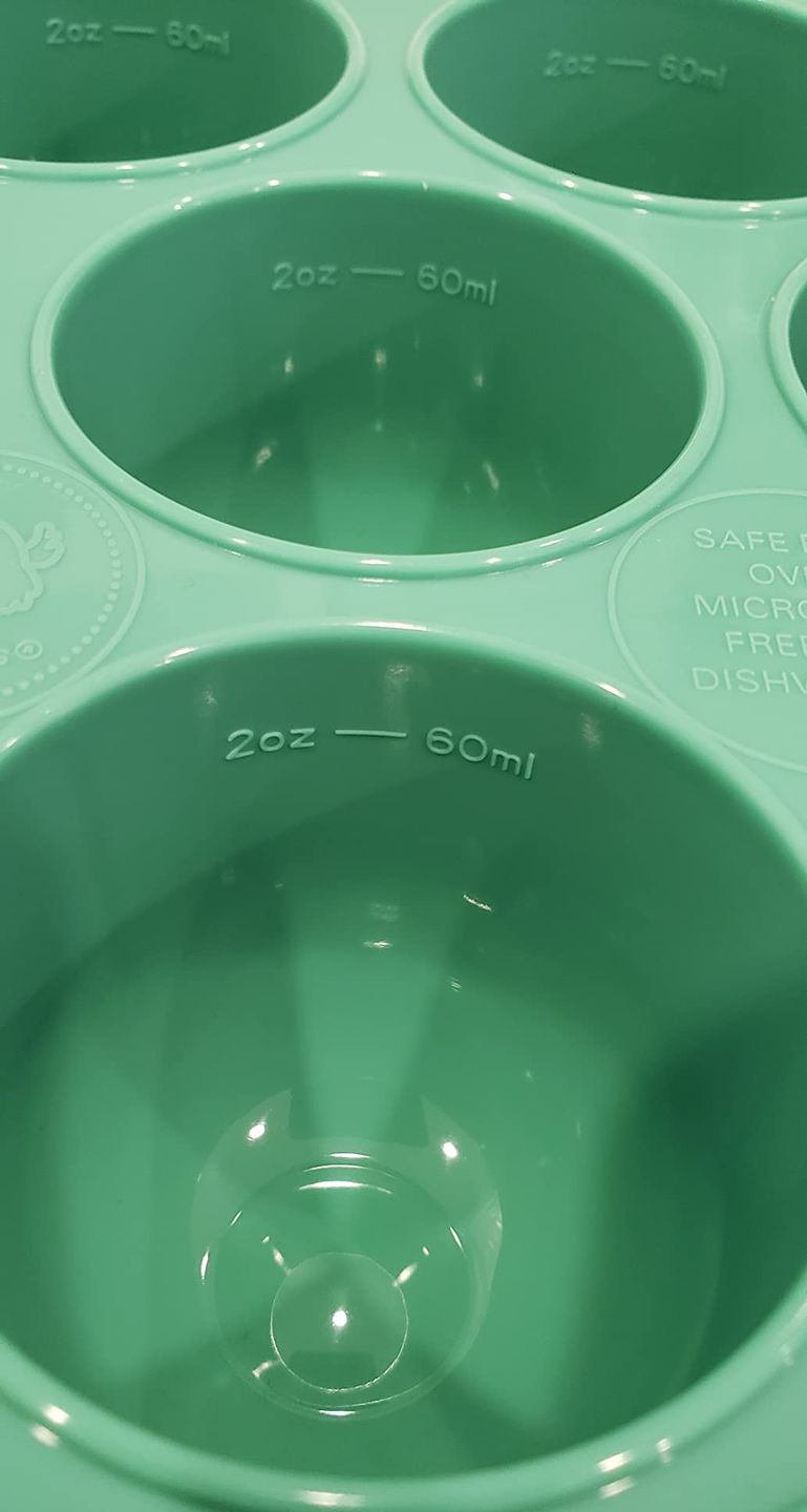 Customer photo review of Prep Silicone Baby Food Tray