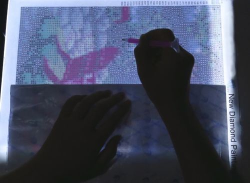 Customer photo review of Light Pad Board A4 Size for Diamond Painting