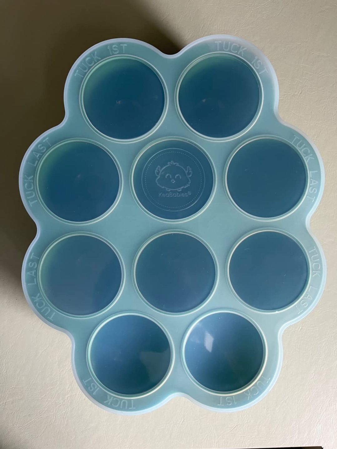 Customer photo review of Prep Silicone Baby Food Tray