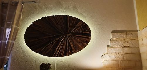 Customer photo review of Wandlampe Holz LUNAR