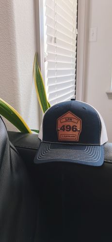 Customer photo review of Shield Hat - Navy/White