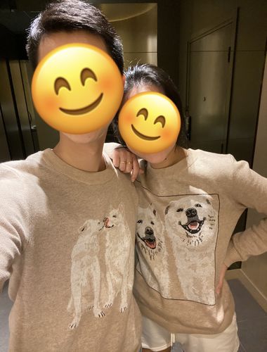 Customer photo review of Full-Body Pet Custom Sweater
