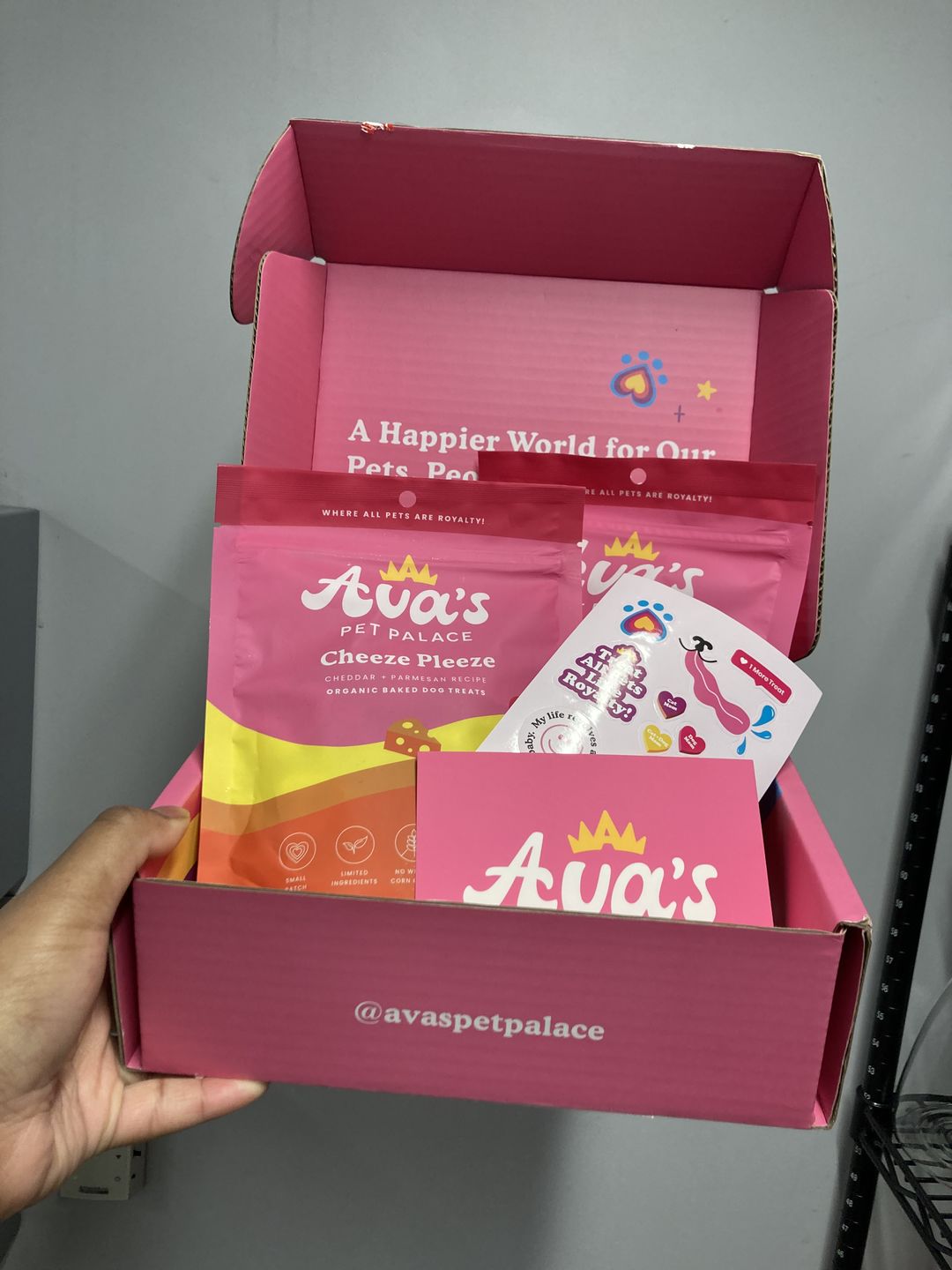Customer photo review of Organic Baked Dog Treats - Peanutty Paws