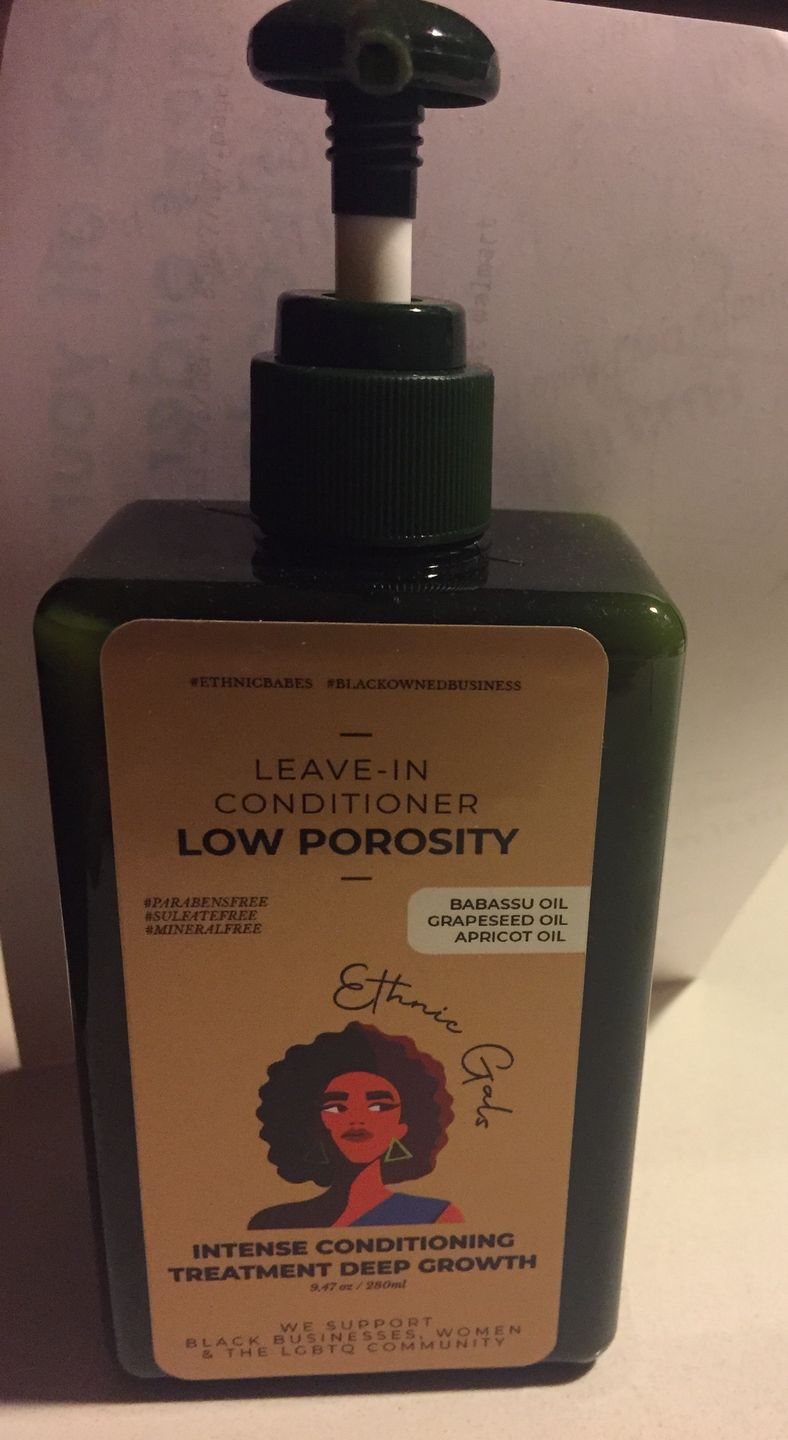 Customer photo review of DEEP MOISTURE low porosity leave-in conditioner