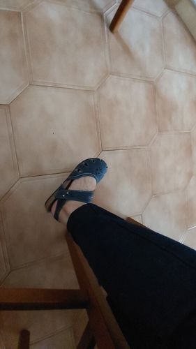 Customer photo review of Sandales orthopédiques à bout ouvert