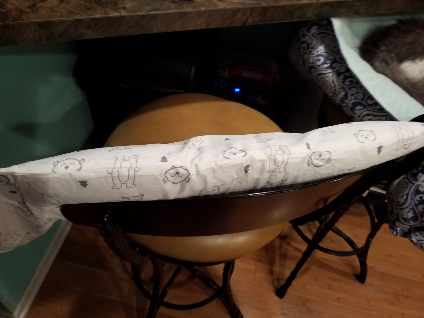 Customer photo review of Jumbo Toddler Pillow with Pillowcase