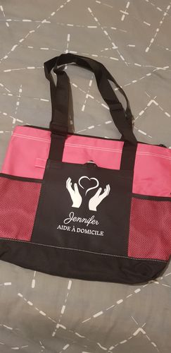 Customer photo review of Sac personnalisé spécial INFIRMIÈRE / SOIGNANTE