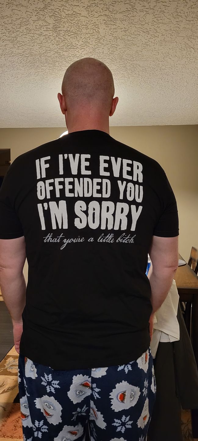 Customer photo review of If I've Ever Offended You I'm Sorry