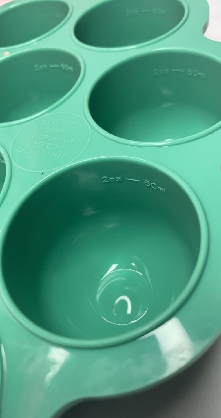 Customer photo review of Prep Silicone Baby Food Tray