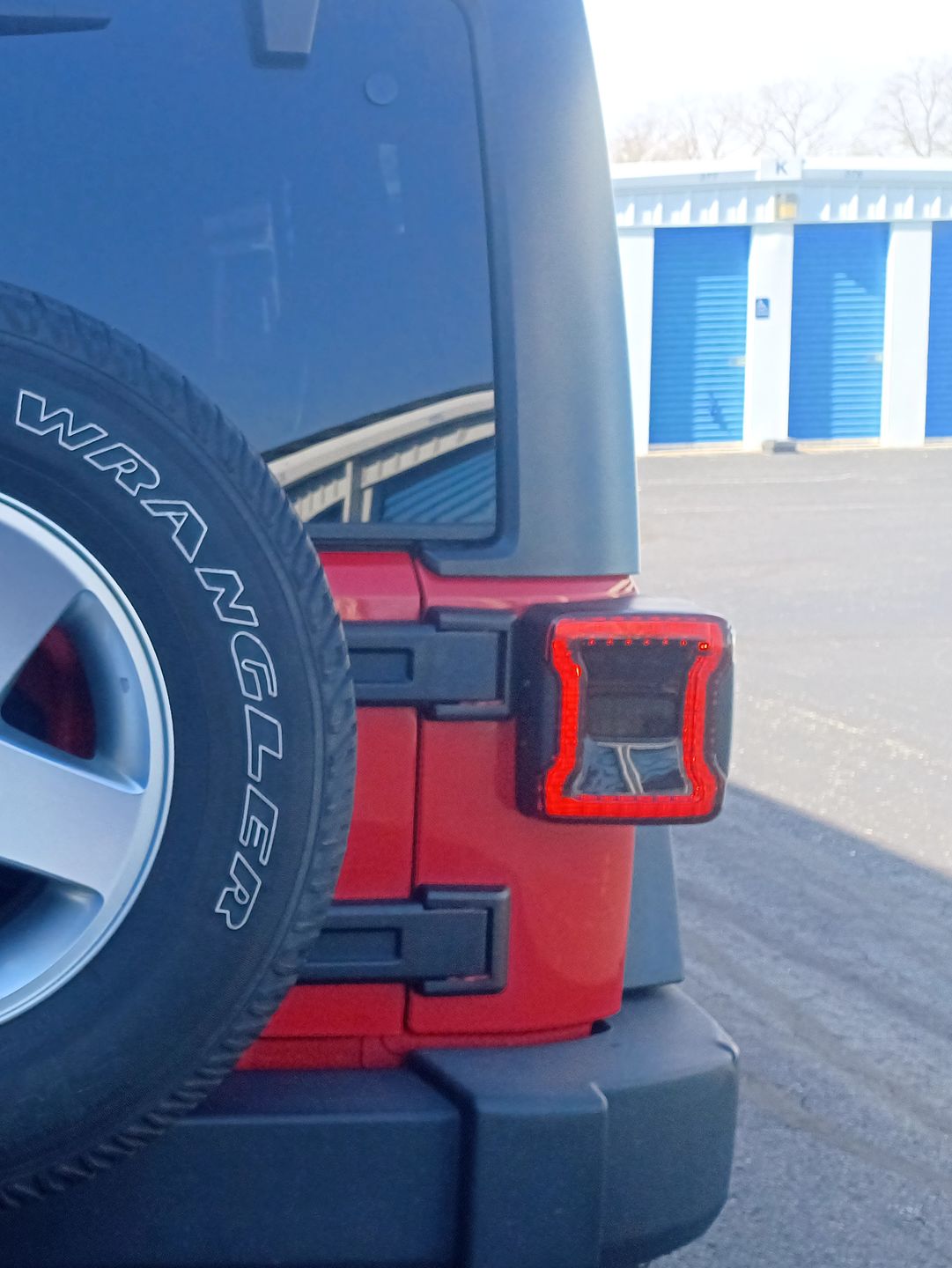Customer photo review of JK to JL Conversion Tail Lights- BLACK  for 07-18 Wrangler JK/ JKU