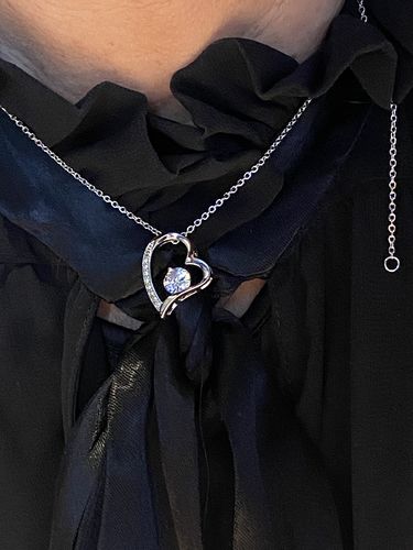Customer photo review of Collier Coeur Or - À La Femme de ma vie