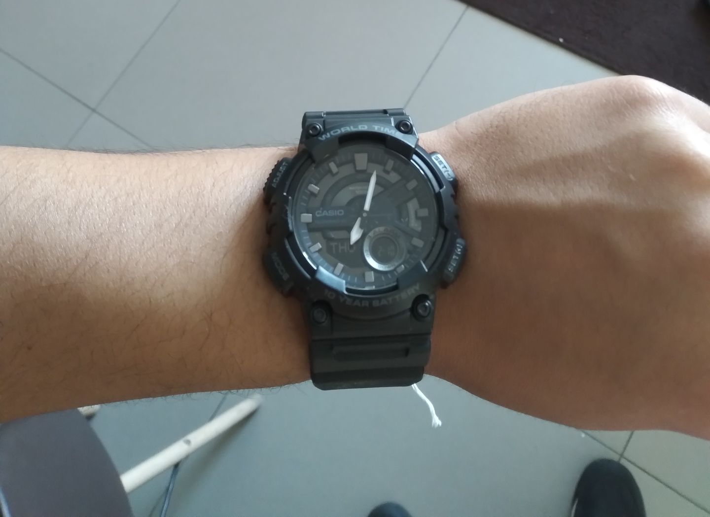 Customer photo review of Reloj Casio Análogo-Digital Vintage AEQ-110W-1BVDF Negro