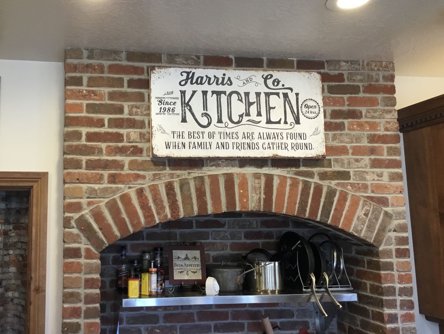 Customer photo review of Personalized - Kitchen Best of Times - Canvas