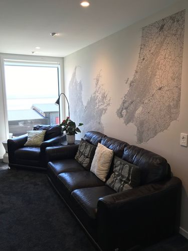 Customer photo review of New Zealand LINZ - Custom Sized Wallpaper Mural (per m2)