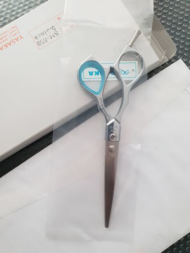 Customer photo review of Yasaka Offset Hair Cutting Shears