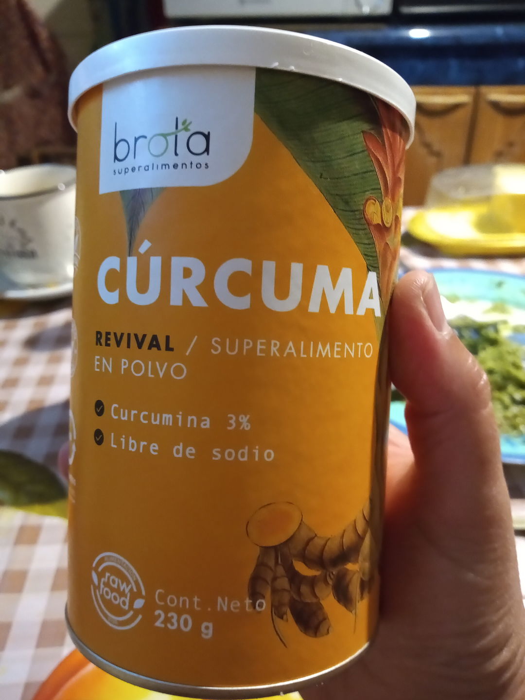 Customer photo review of Cúrcuma en polvo 230 g