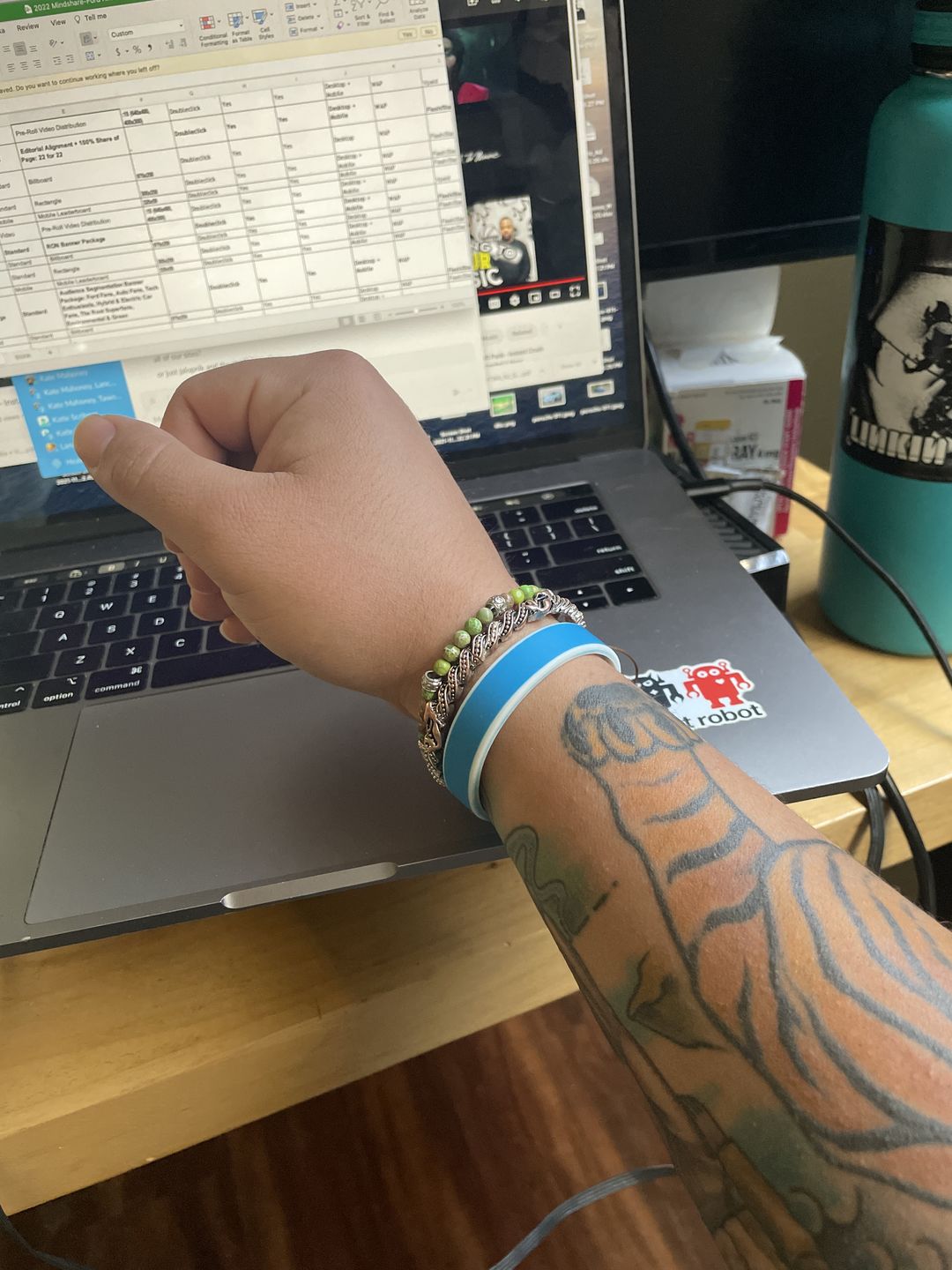 Customer photo review of Tibetan Energy Bracelet