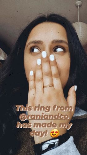 Customer photo review of Gold Twist Ring