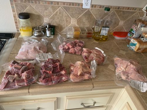 Customer photo review of Halal Goat Cubes-Gosht