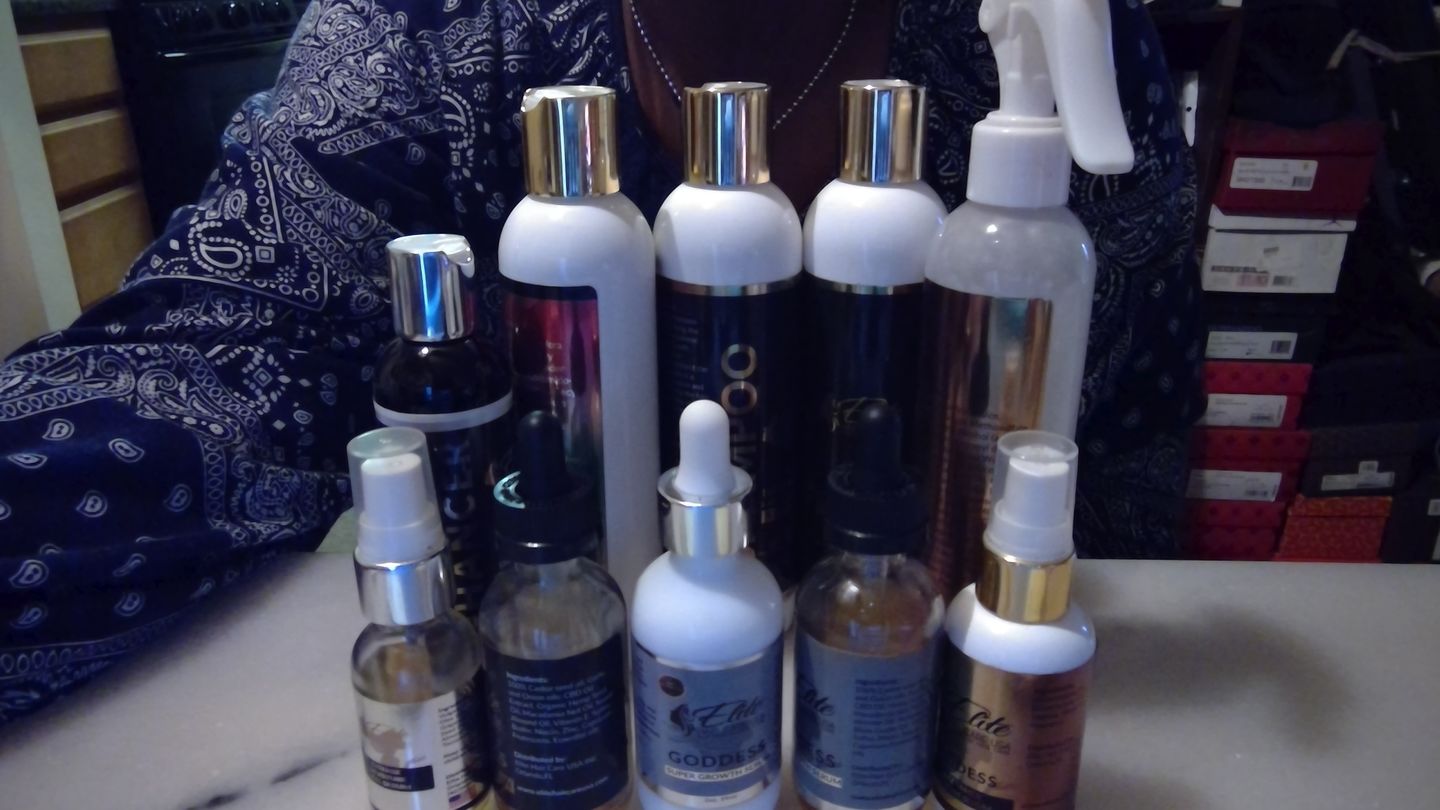 Customer photo review of Super G  Vital Growth Serum Water-based scalp serum infused with white willow bark