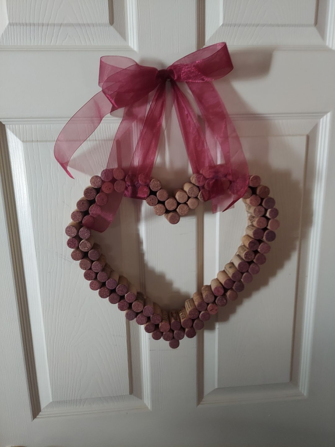 Customer photo review of Unfinished Wooden Border Hollow Frame Heart Silhoutte - Craft- up to 24" DIY