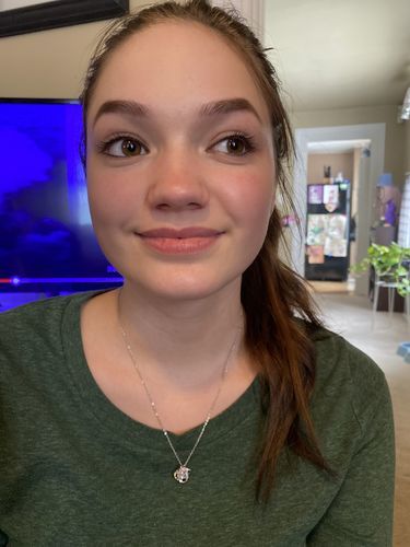 Customer photo review of To My Daughter - I Want You To Believe - Love Knot Necklace