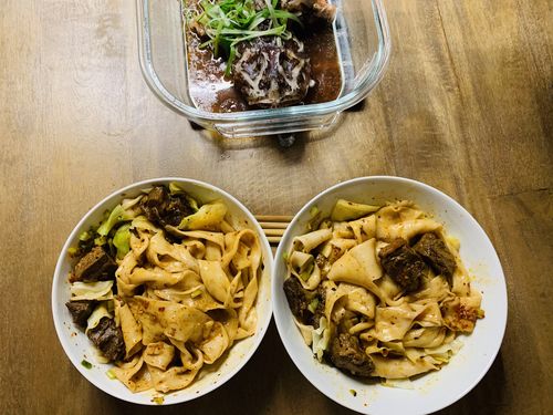 Customer photo review of [N2] Spicy & Tingly Beef Hand-Ripped Noodles Meal Kit (4 Servings)