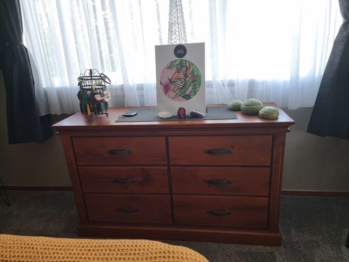 Customer photo review of Texas Dresser with Mirror