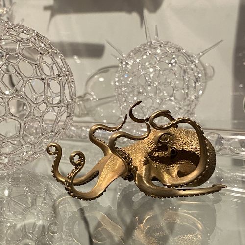 Customer photo review of Octopus Phone Holder | Bronze