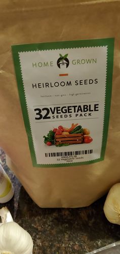 Customer photo review of Heirloom Vegetable Seeds - (32 Variety)