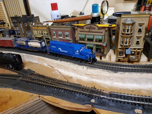 Customer photo review of BLI 4272 EMD GP20, Conrail #2111, Blue & White, Paragon4 Sound/DC/DCC, HO