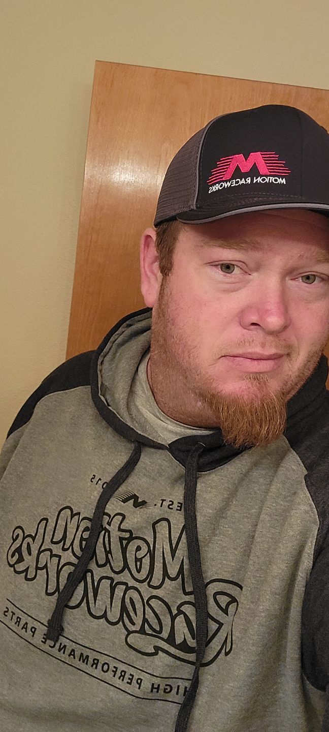 Customer photo review of Black and Grey Flex Fit Mesh Trucker Hat S/M & L/XL