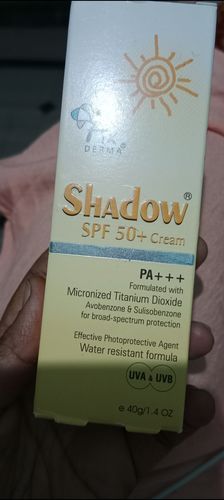 Customer photo review of Shadow Sunscreen SPF 50 + Cream