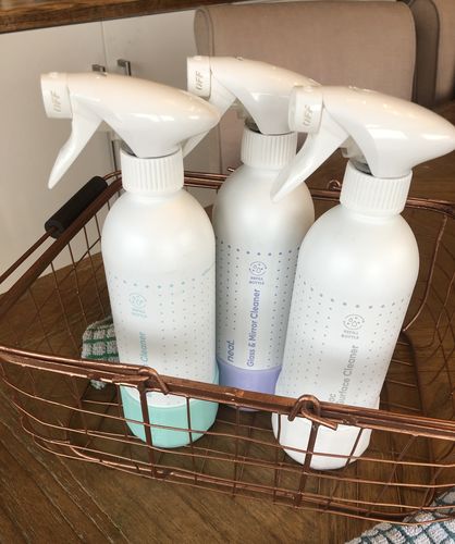 Customer photo review of Anti-Bac Bathroom Cleaner Refill Starter Pack - Sage & Mint 500ml