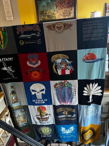 Customer photo review of Classic T-Shirt Blanket