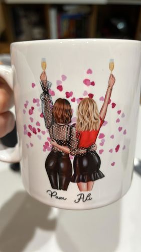 Customer photo review of Best Friends Mug, Besties Mug