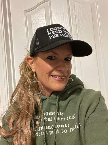 Customer photo review of First Amendment Hoodie