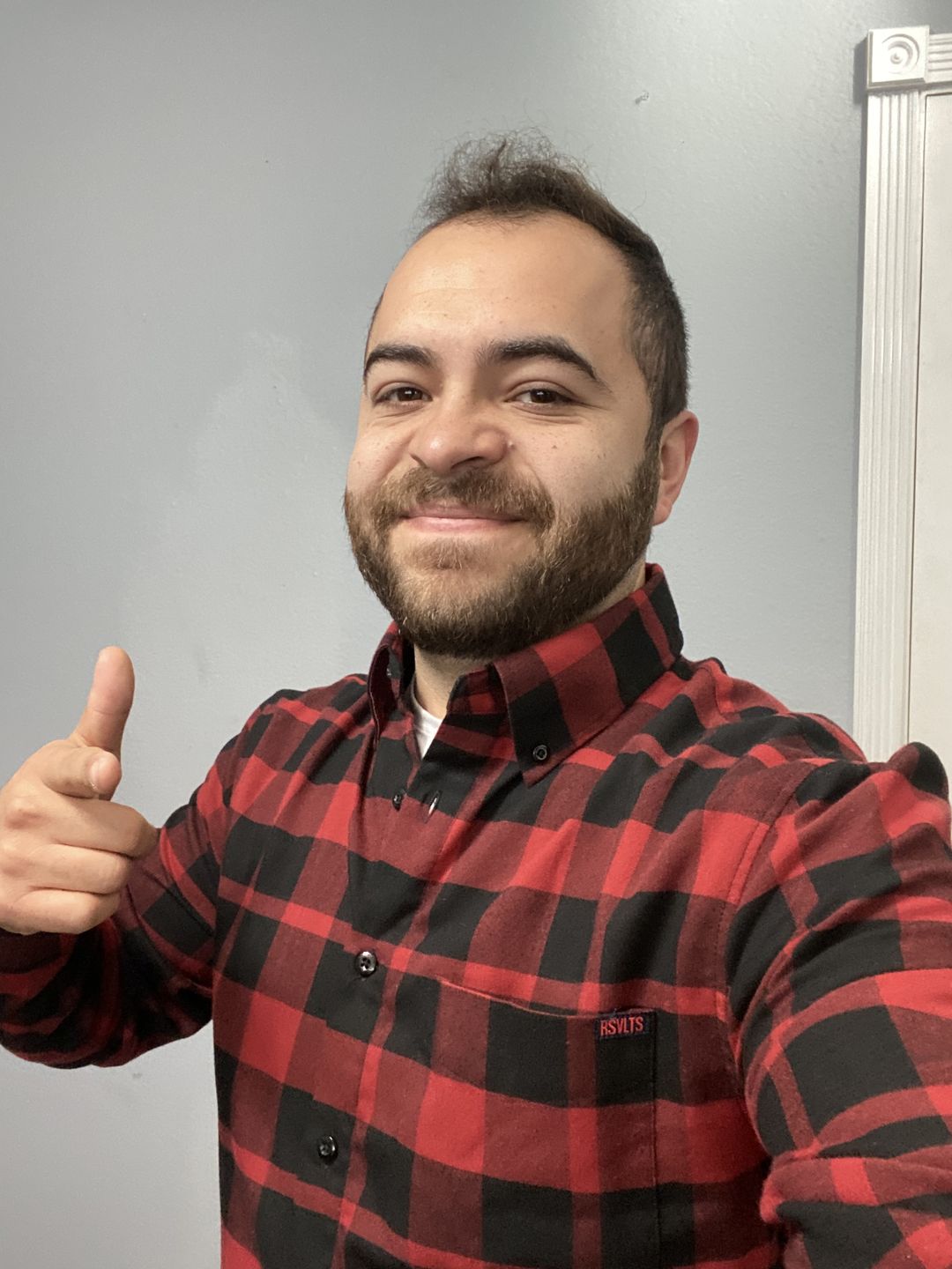 Customer photo review of BorlandFlex™ "Hugh Lumberjackman" – Long Sleeve Flannel