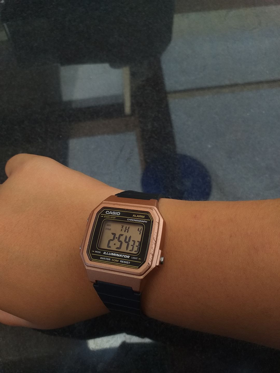 Customer photo review of Reloj Casio Vintage W-217HM-5AVDF Rosado