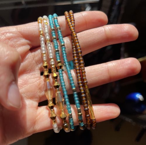 Customer photo review of Extended Length 60 Inch Free Spirit Waist Beads