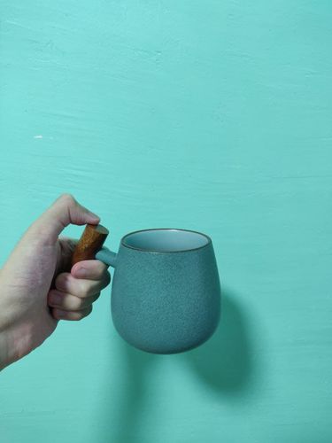 Customer photo review of Round Coffee & Tea Mug