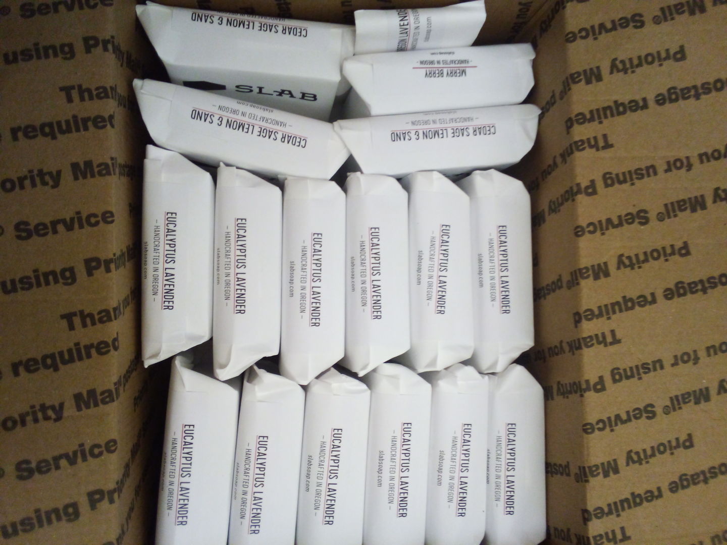 Customer photo review of Eucalyptus Lavender Soap